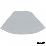 Стекло ветровое для снегохода Буран плоское без окантовки с отверстиями (выс.63см, толщ.2мм, МПК)