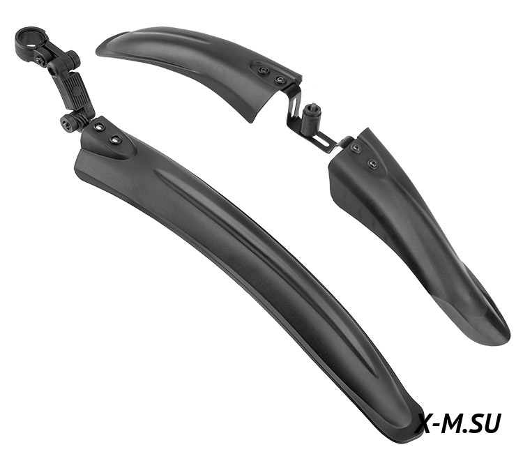 Комплект крыльев 24"- 26" XGNB-044-2, пластик, чёрные 610217 Комплект крыльев 24"- 26" XGNB-044-2, пластик, чёрные 610217