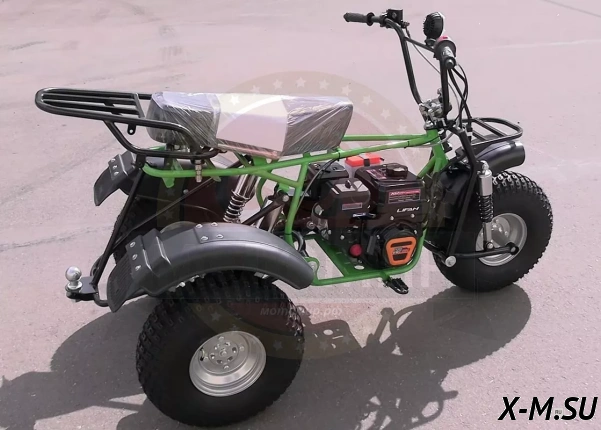 ТРИЦИКЛ САФАРИ-3LЕ-8 ТРИТОН 2 (ДЛИННОЕ СЕДЛО, СЗАДИ 2 АМОРТИЗАТОРА УРАЛ)