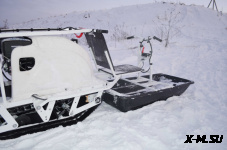 Модуль толкач с санями с отбойником для мотособаки КОЙРА Богатырь / KOiRA 500