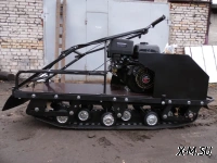 Мотобуксировщик AhtaR Зима 9 л/с с вариатором