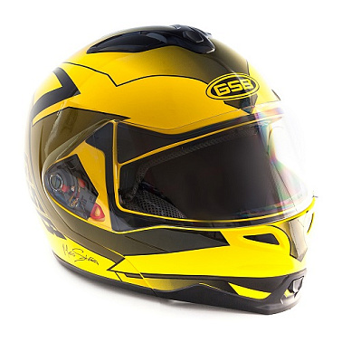 Шлем G-339 YELLOW BLACK + Зимний комплект ELECTRIC для шлема