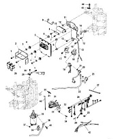 Электрические компоненты 4-Х ТАКТНОГО ПЛМ MERCURY 30 Серийный номер от 0T409000 до 1B226999