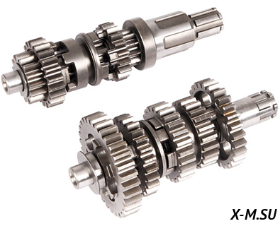 Валы КПП с шестернями 167MM (жид. охл.)