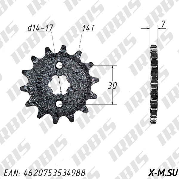 Звезда ведущая (428-14Т) 139FMB,147FMH,152FMI,154FMI std