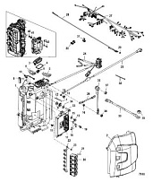 Электрические компоненты 4-Х ТАКТНОГО ПЛМ MERCURY 135 Серийный номер от 0P464488 до 0P514868