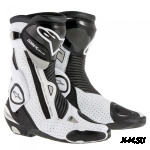 Мотоботы S-MX PLUS ЧЕРНО-БЕЛО-КРАСНЫЕ