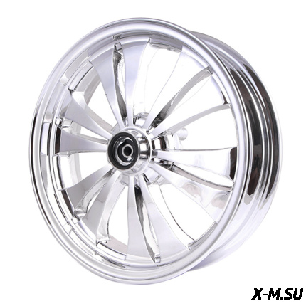 Диск колесный R13 передний 3.50-13 (торм. диск. 3x67) хром