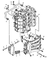 Глушитель шума впуска 4-Х ТАКТНОГО ПЛМ MERCURY 100 Серийный номер от 1B227000 до 1B366822