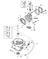 Блок цилиндров 4-Х ТАКТНОГО ПЛМ MERCURY 4 Серийный номер от 0R000001 до 0R067089