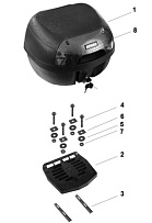 Кофр (Часть 2) СКУТЕРА STELS VORTEX 50