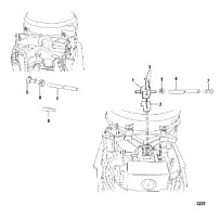 Нагреватель коллектора 2-х тактного ПЛМ MERCURY 40 M Серийный номер от 0G760300 до 0T979999
