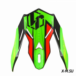 Козырек для шлема JUST1 J38 BLADE красный/зелёный/чёрный