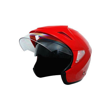 Шлем "THH" T-378 RED 2-стекла
