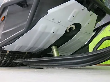 Алюминиевая часть защиты днища (комплект Охотник) Riv