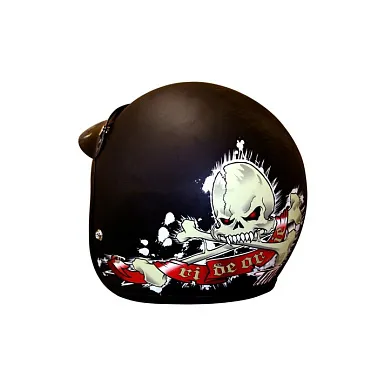 Шлем "THH" T-380 MATTE (с черепом)