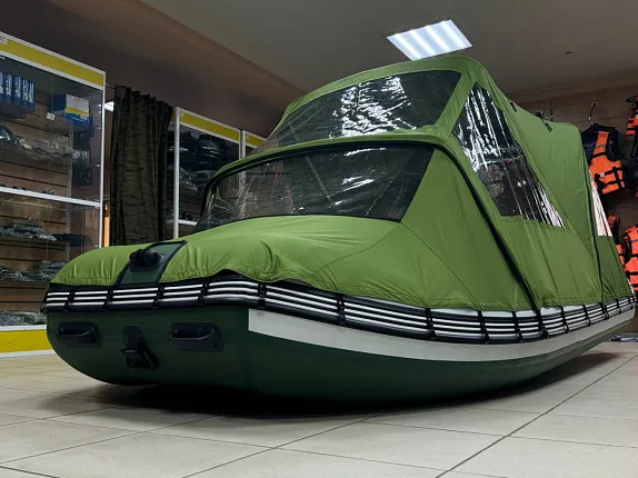 Ходовой комб. (носовой+основной) тент MISHIMO 400 RAPID, RAPID PRO зеленый