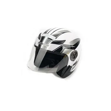 Шлем мото PHANTOM 619 #4white-black-grey HPCTPE-WB60